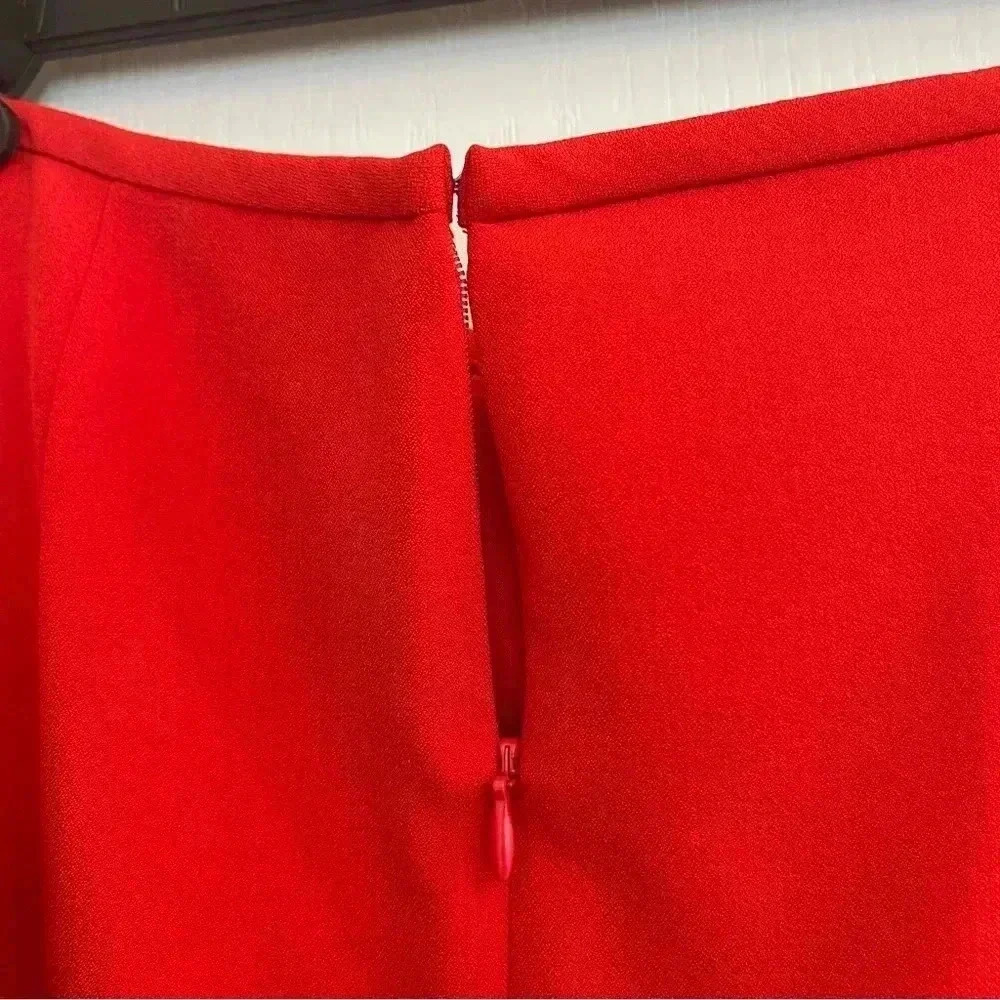 Red Lined Skirt by Preston & York - Picture 7 of 9